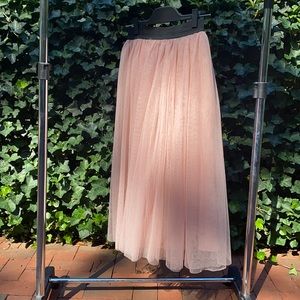 Tulle pink skirt